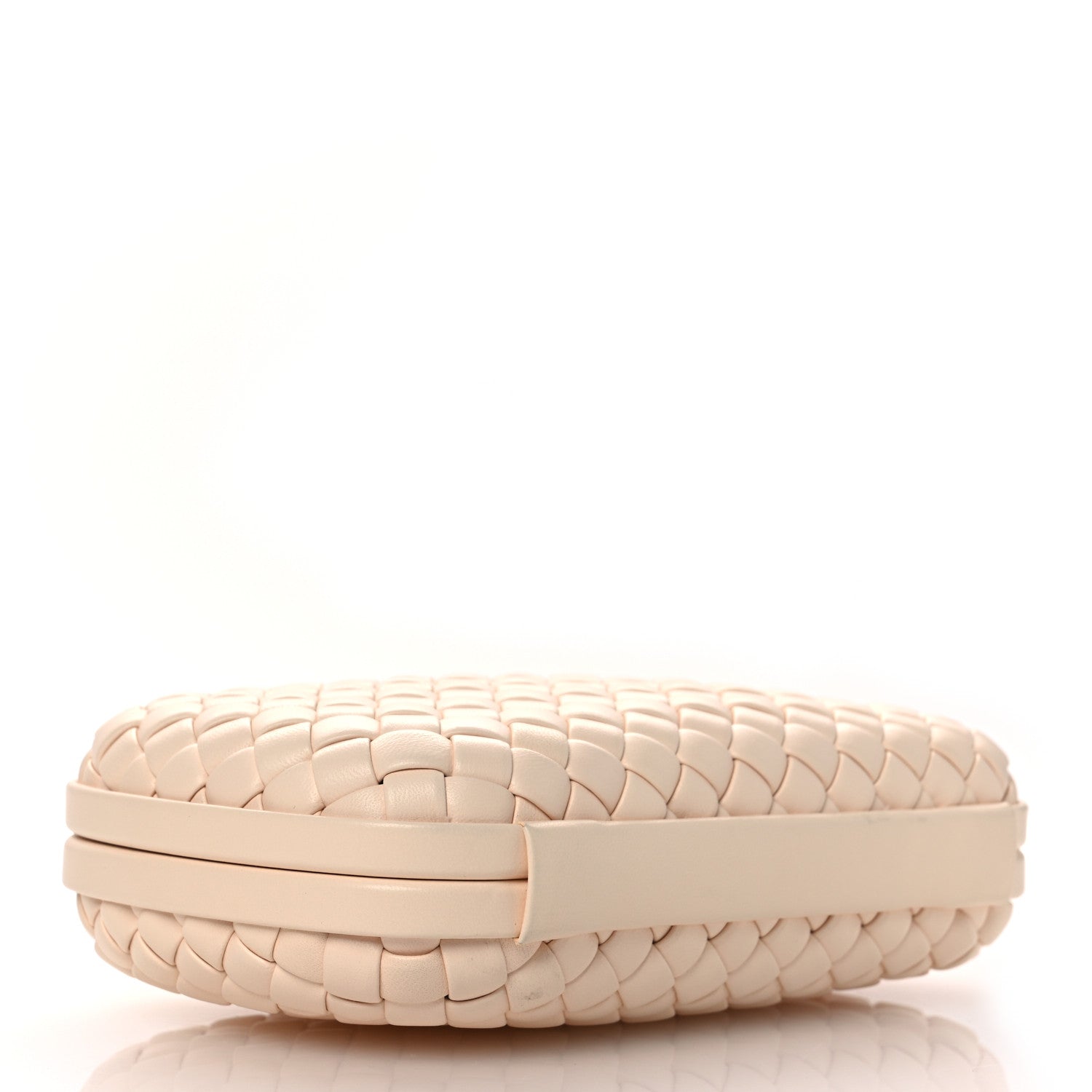 Bottega Veneta Nappa Intrecciato Minaudiere Knot Clutch Lotus 4 of 10