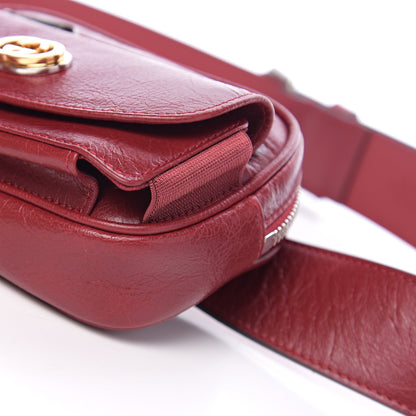 Gucci Fluffy Calfskin Mini Morpheus Belt Bag Red 9 of 10