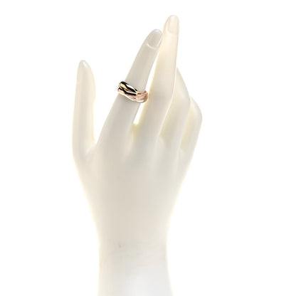 Cartier 18K Pink Yellow White Gold Classic Les Must De Cartier Trinity Ring 53 6.25 2 of 4