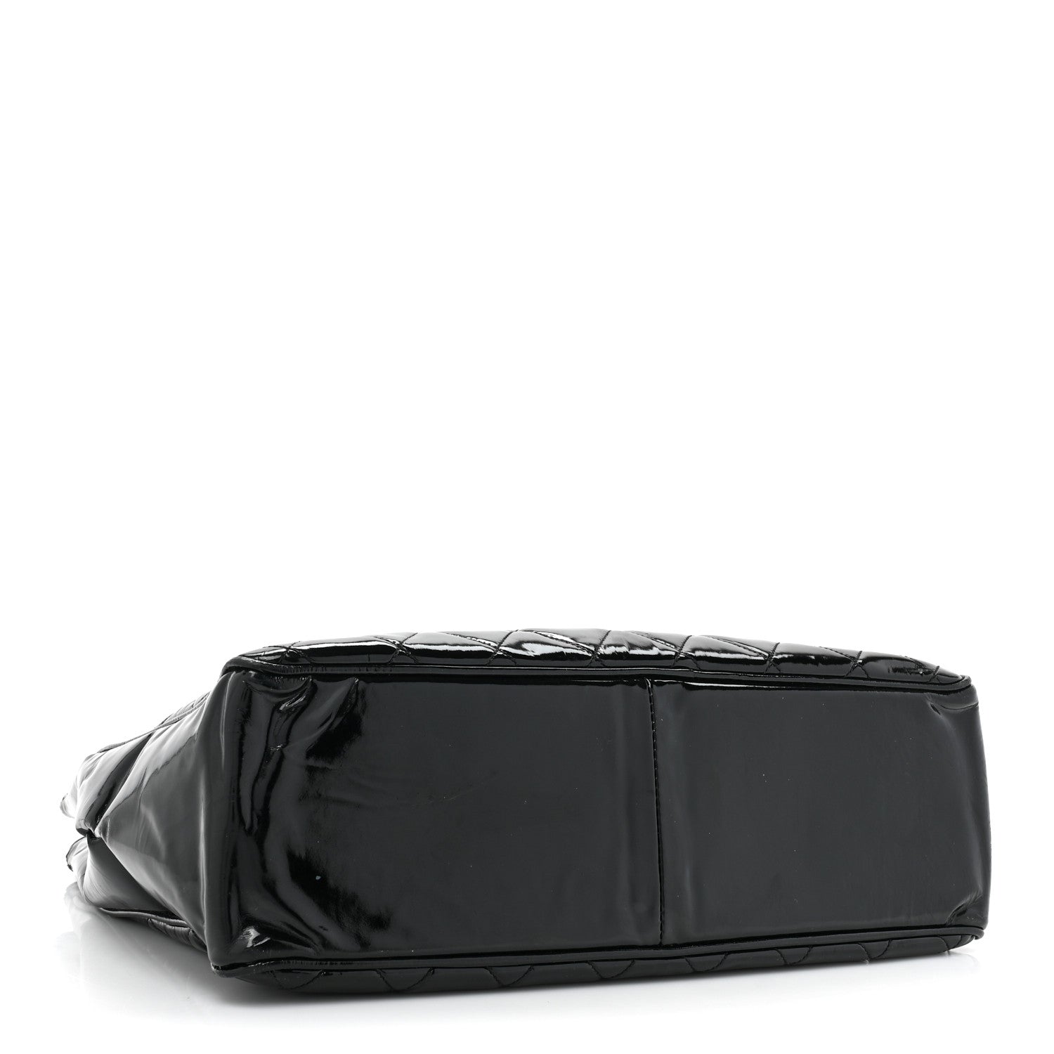Chanel Patent Quilted Tote Black 4 of 17