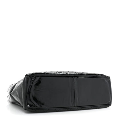 Chanel Patent Quilted Tote Black 4 of 17