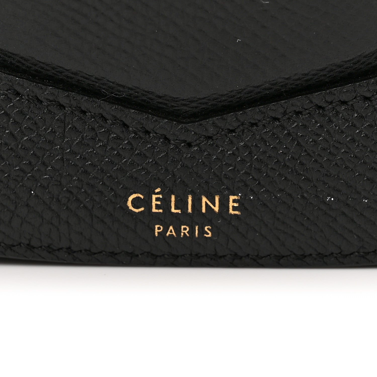 Celine Grained Calfskin Small Trotteur Black 6 of 10
