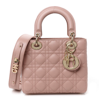 Christian Dior Lambskin Cannage Small My ABCDior Lady Dior Blush 1 of 10