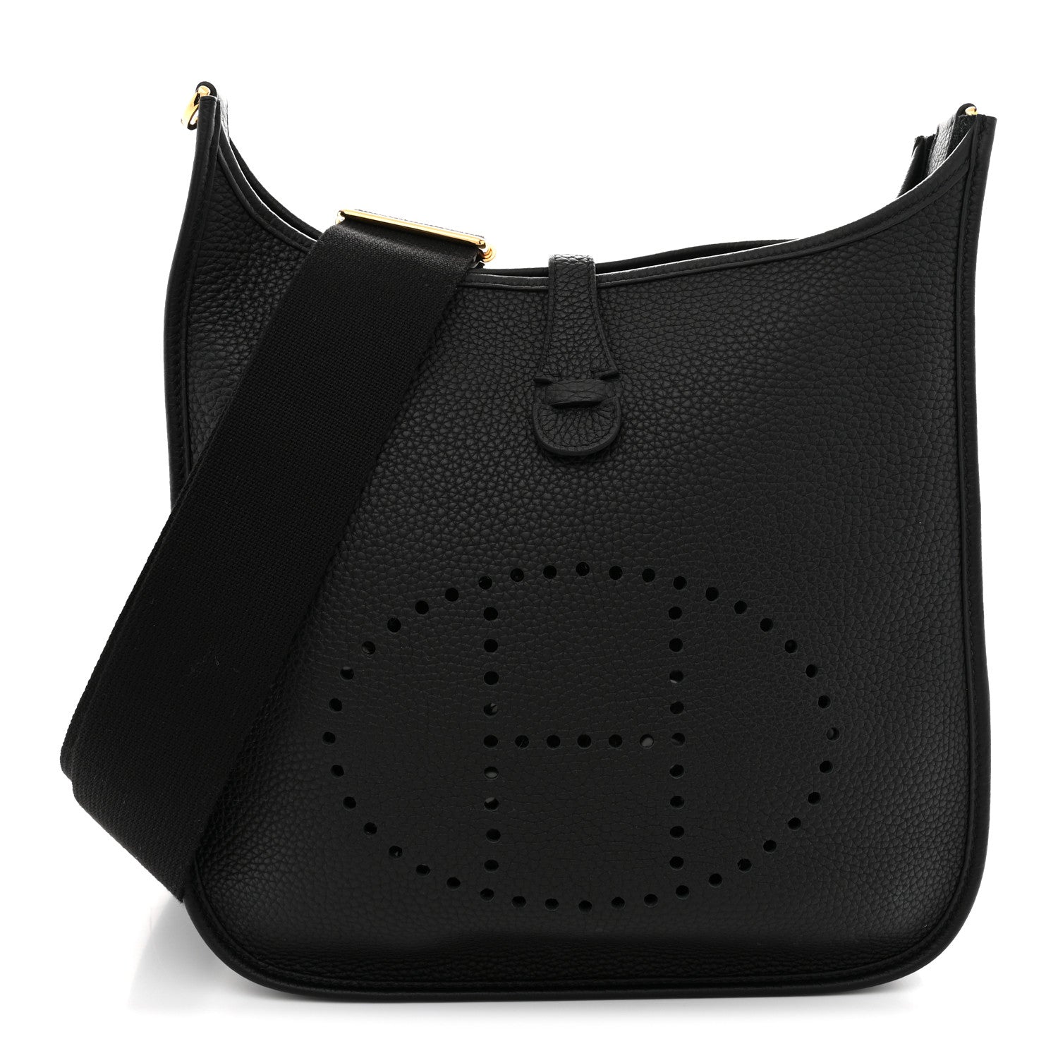 Hermes Taurillon Clemence Evelyne III PM Black 1 of 12