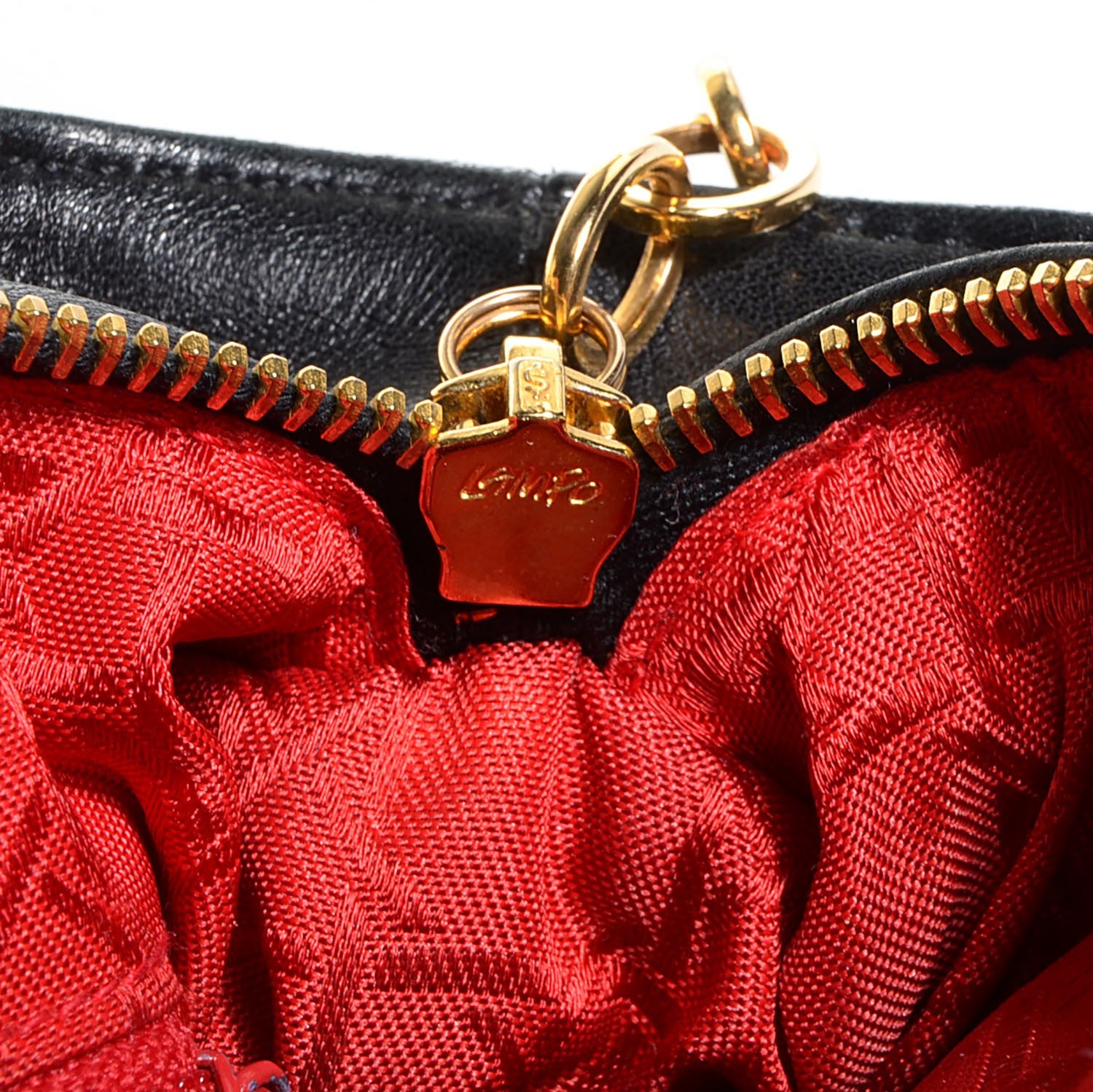 Christian Dior Lambskin Cannage Medium Lady Dior Black 9 of 11