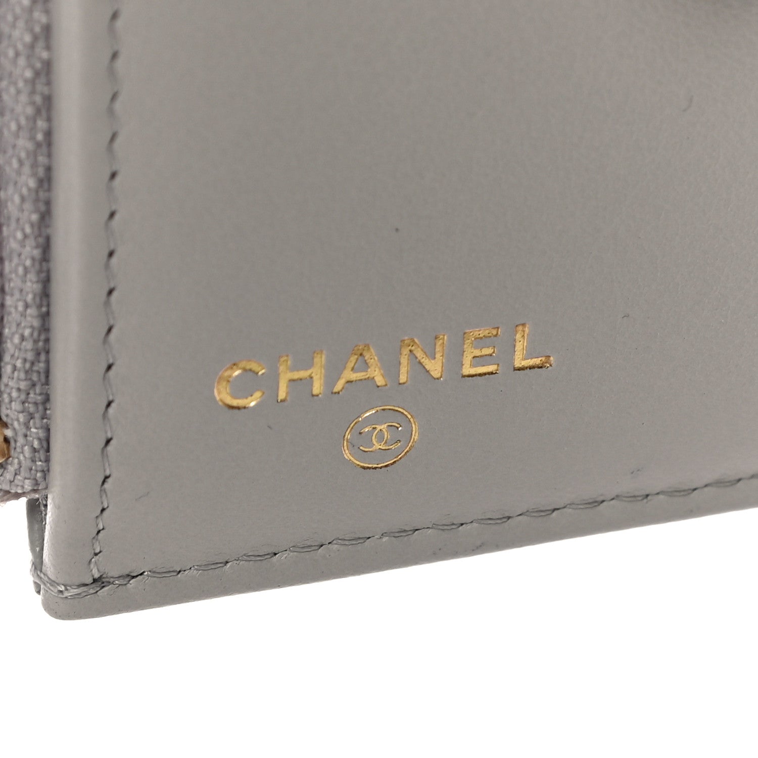 Chanel Caviar Quilted Small Flap Wallet Grey 6 of 12