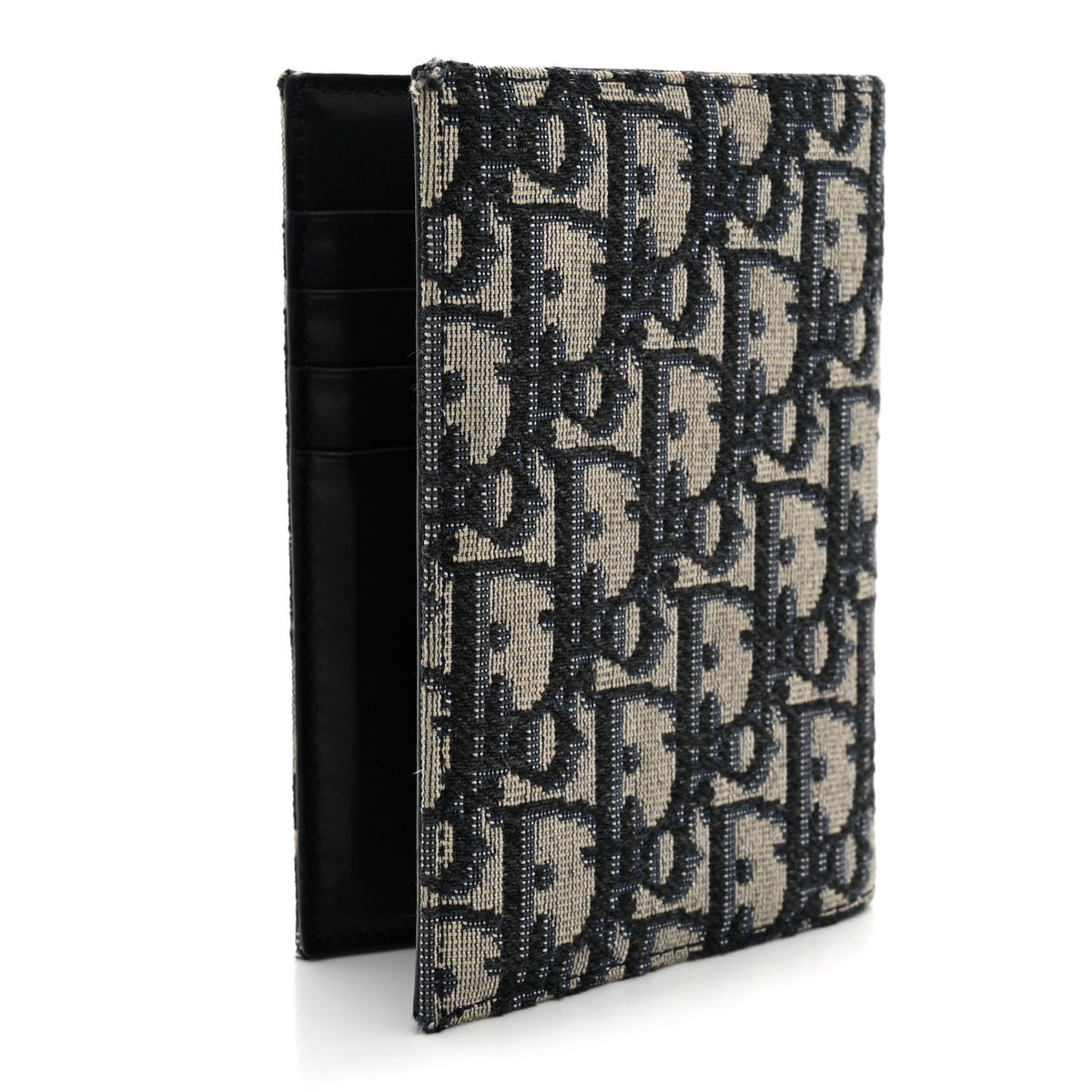 Oblique Passport Holder Blue
