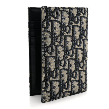 Christian Dior Oblique Passport Holder Blue 3 of 8