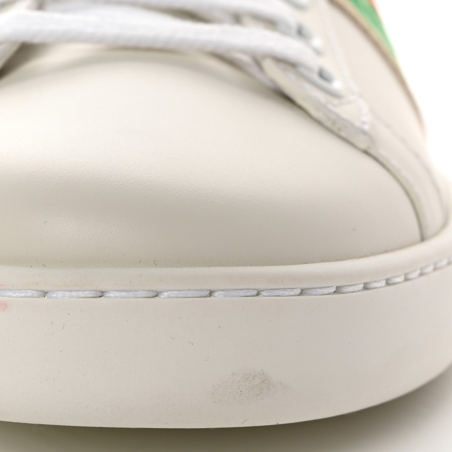 Gucci Calfskin Web Interlocking G Womens Ace Sneakers 36 White 9 of 9