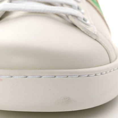Gucci Calfskin Web Interlocking G Womens Ace Sneakers 36 White 9 of 9