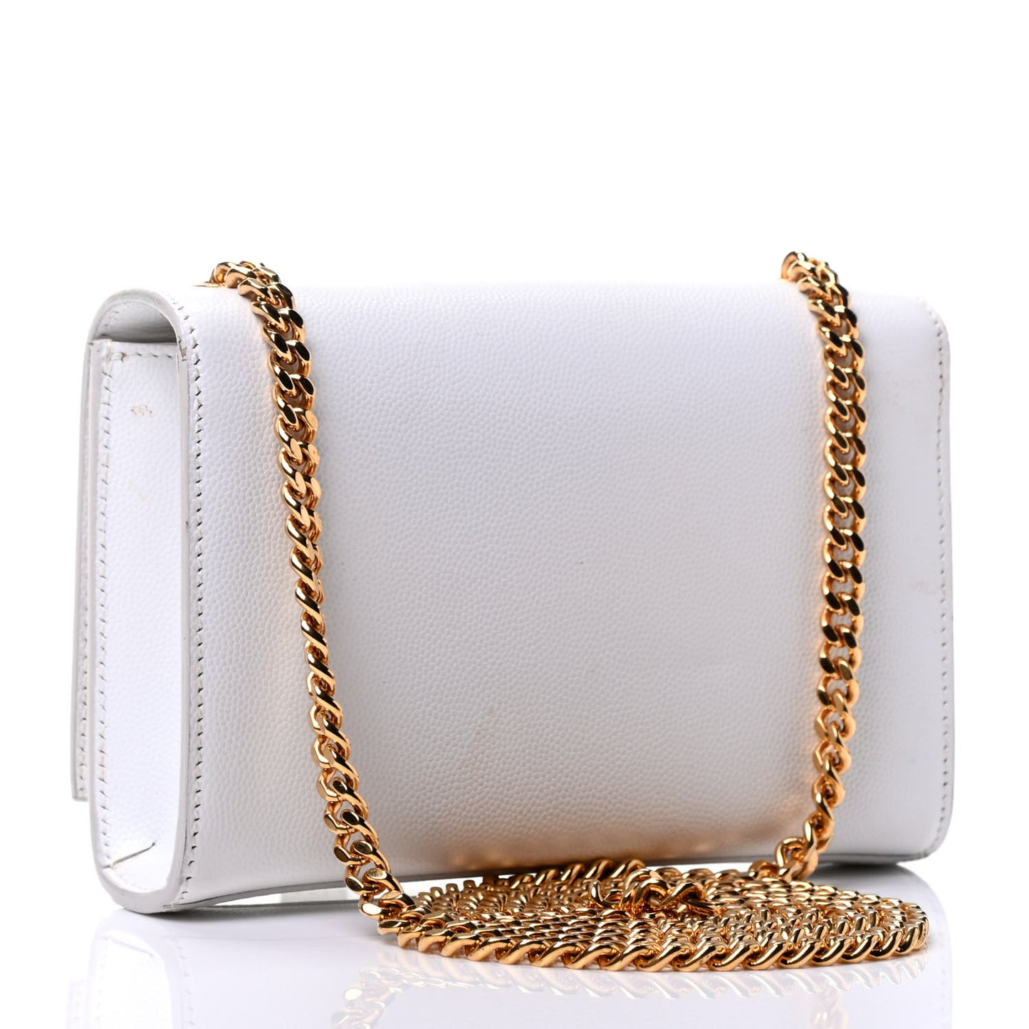 Grain De Poudre Small Monogram Kate Satchel Optical White