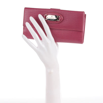 Gucci Calfskin Continental Flap Wallet Pink 2 of 6
