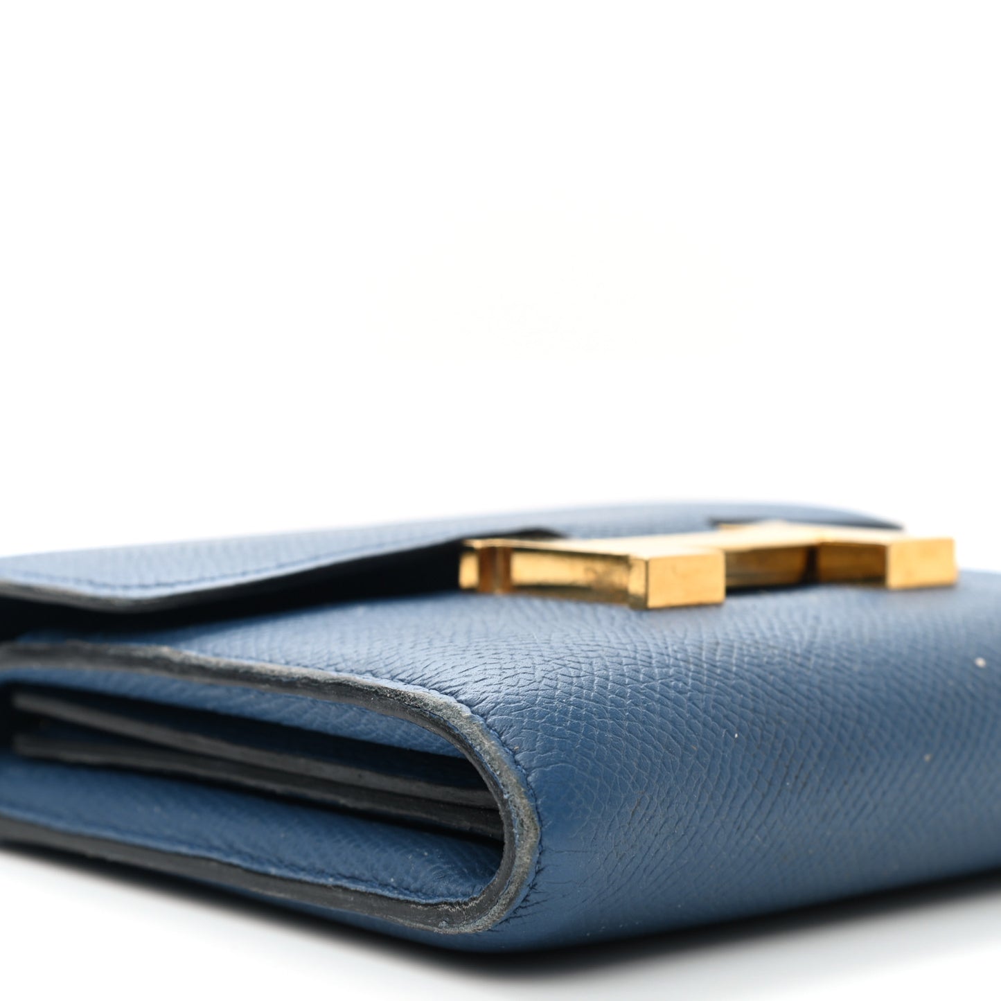 Epsom Constance Short Wallet Bleu Agate