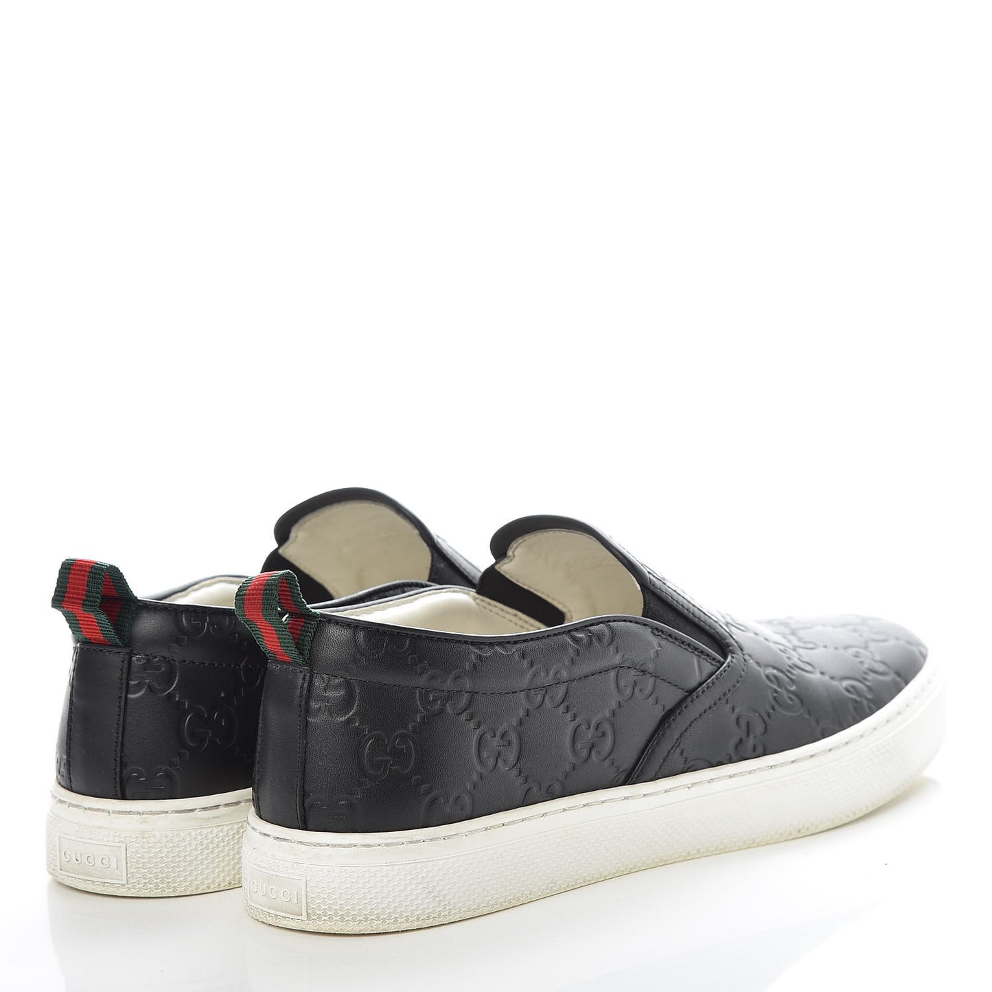 Guccissima Mens Dublin Slip On Sneakers 5.5 Black