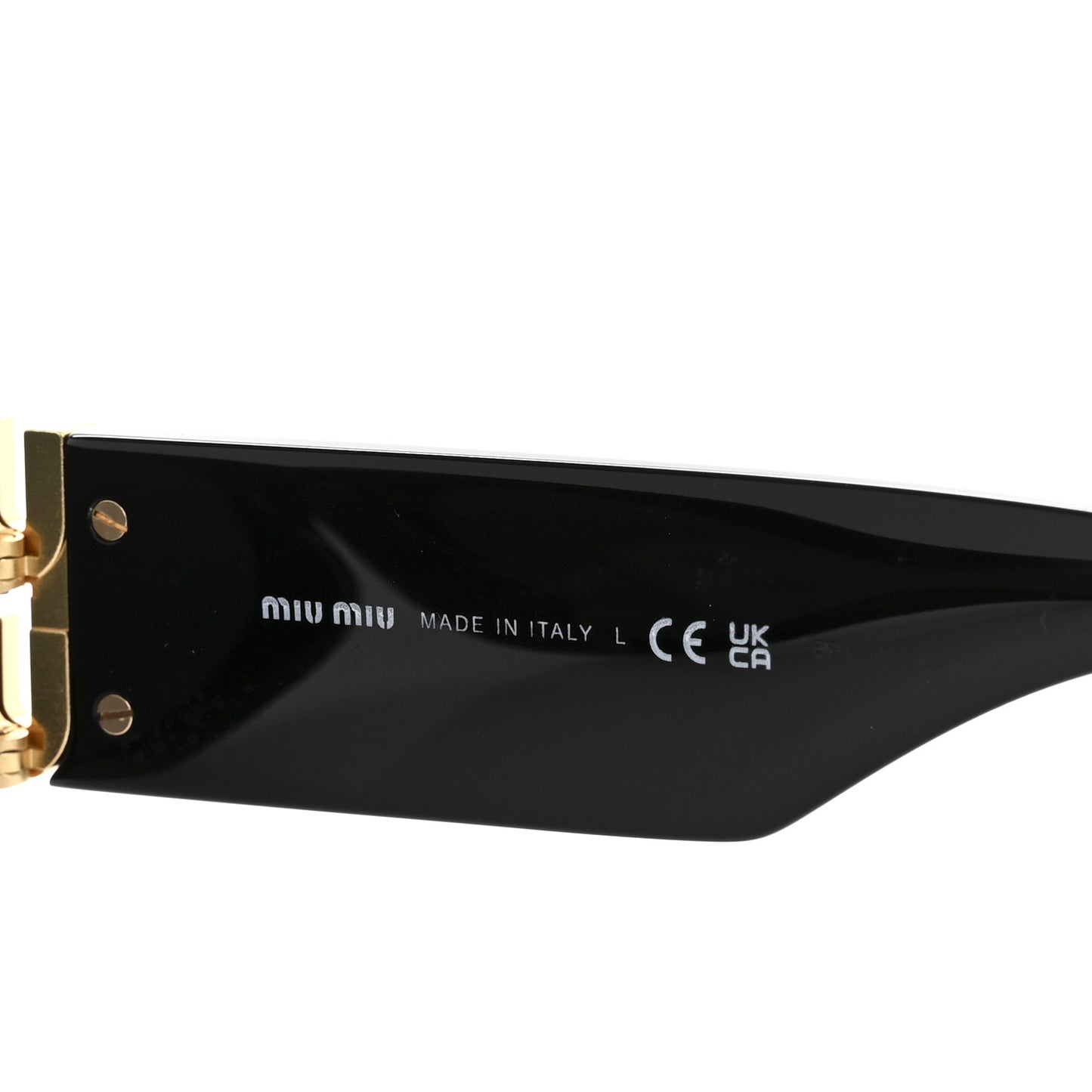 Acetate Oval Glimpse Sunglasses SMU11W Black