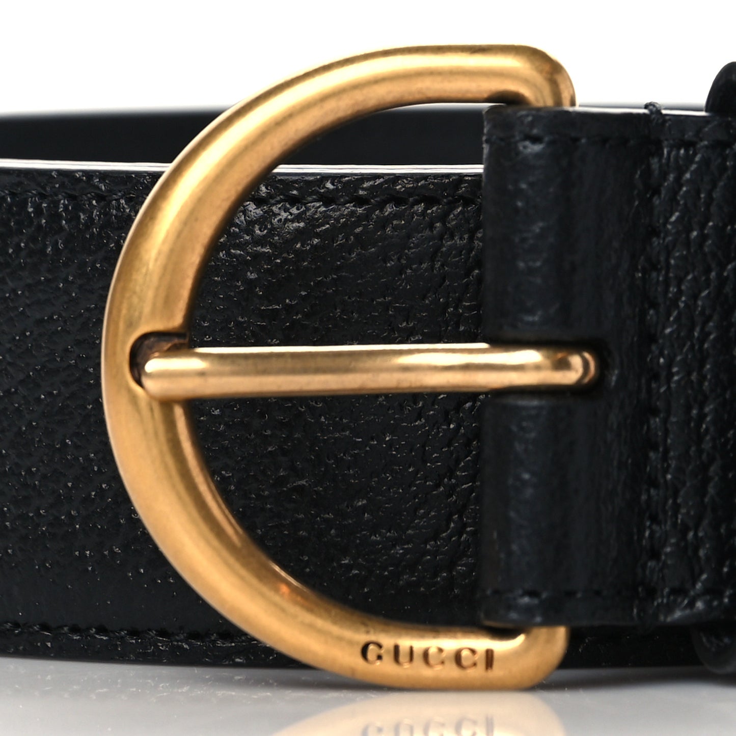 Textured Dollar Calfskin 40mm Belt 90 36 Black