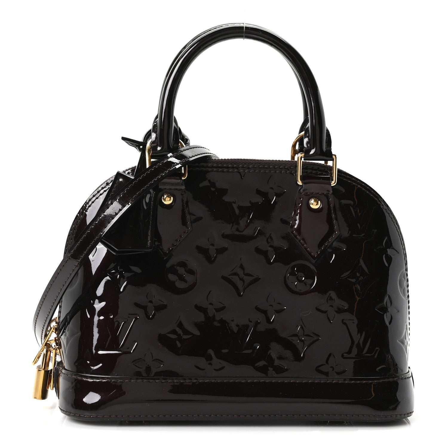 Louis Vuitton Vernis Alma BB Amarante 1 of 8
