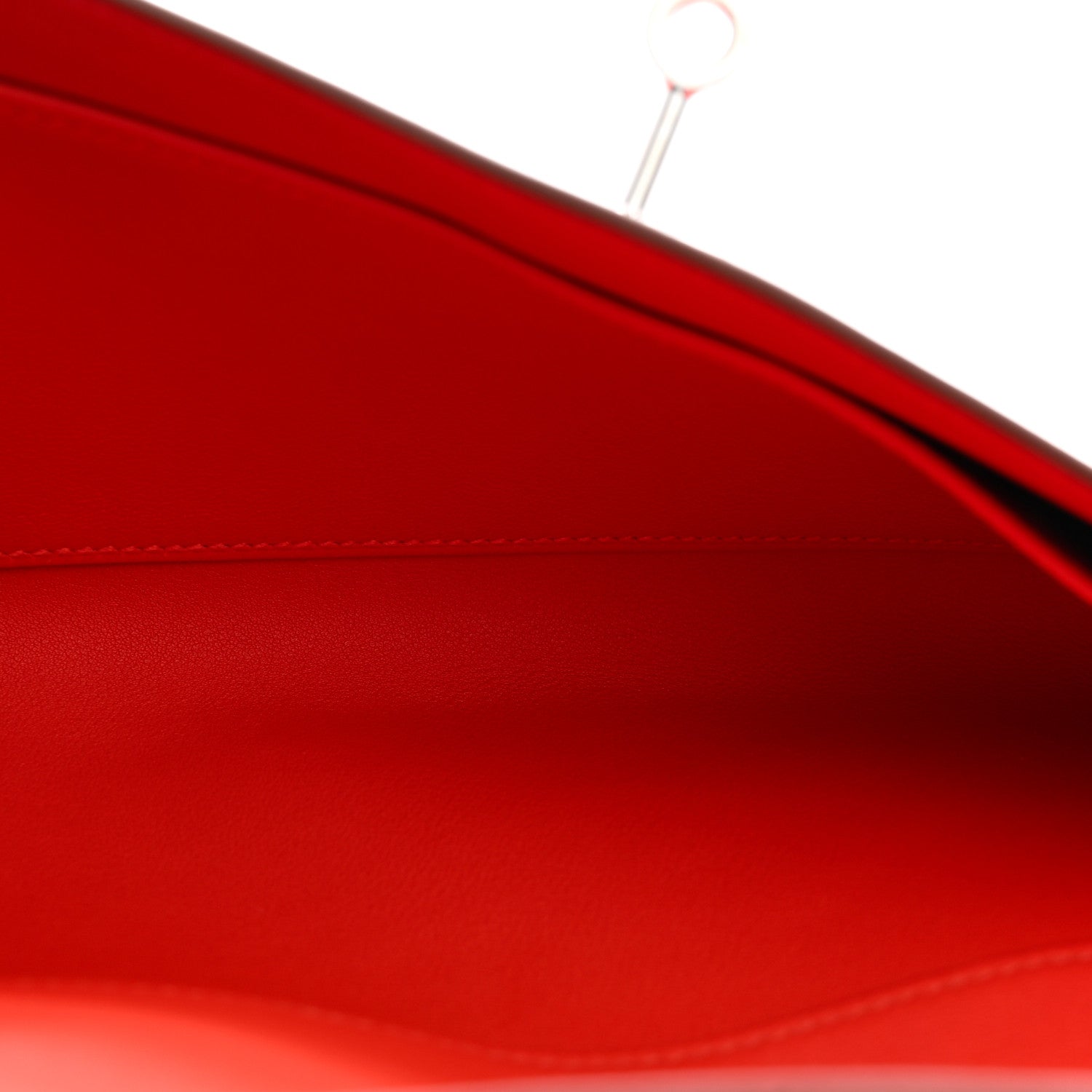 Hermes Swift Kelly Cut Clutch Pochette Capucine 5 of 7