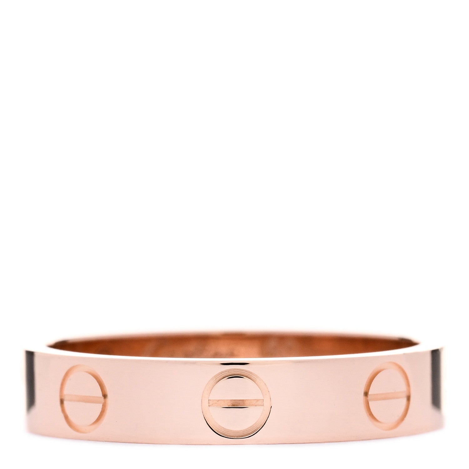Cartier 18K Pink Gold 3.5mm LOVE Wedding Band Ring 50 5.25 1 of 4