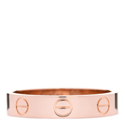 Cartier 18K Pink Gold 3.5mm LOVE Wedding Band Ring 50 5.25 1 of 4