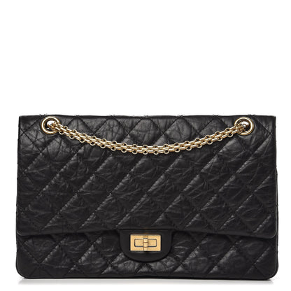Chanel Aged Calfskin Quilted 2.55 Reissue 226 Flap Black 1 of 9