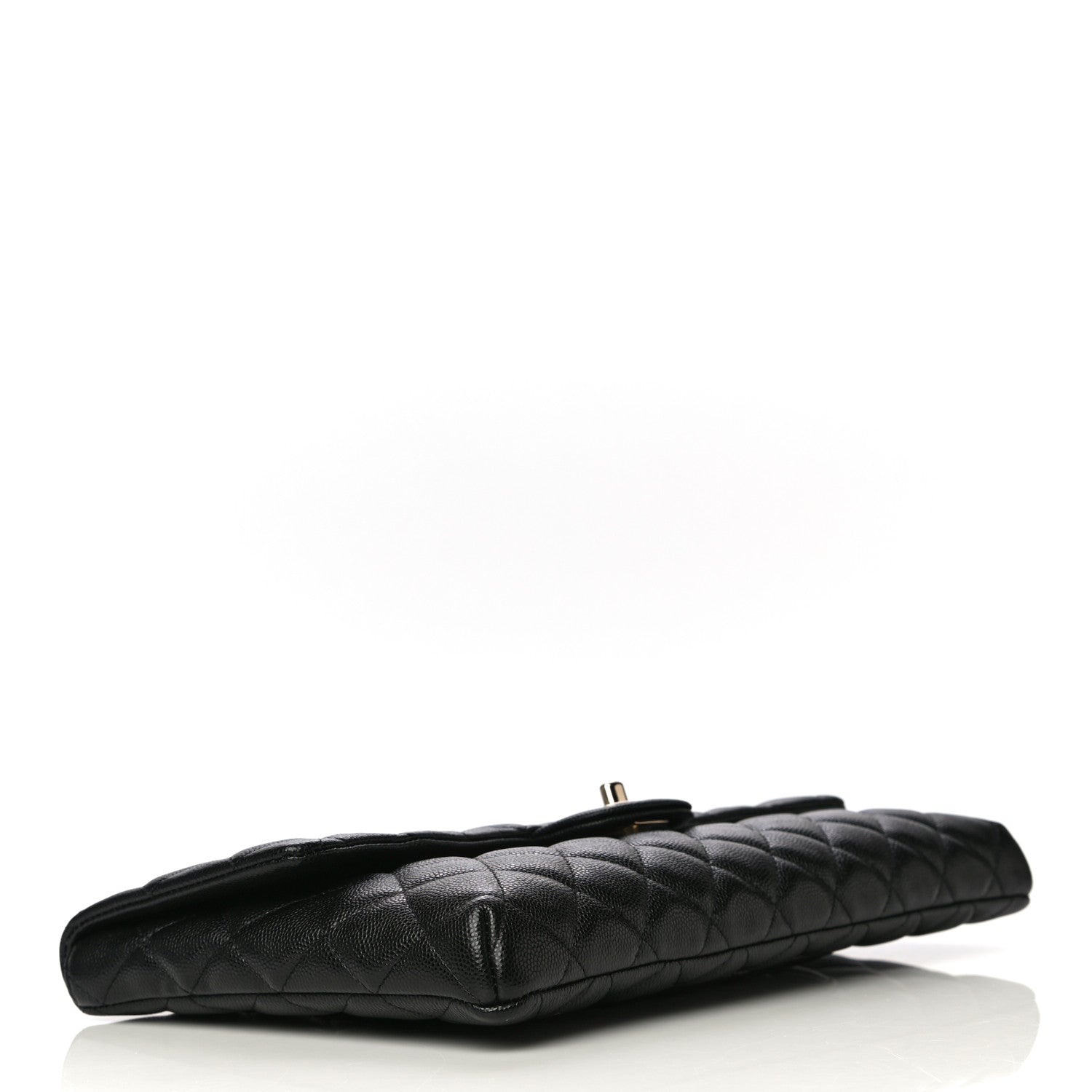 Chanel Caviar Quilted Flap Clutch Black 4 of 13