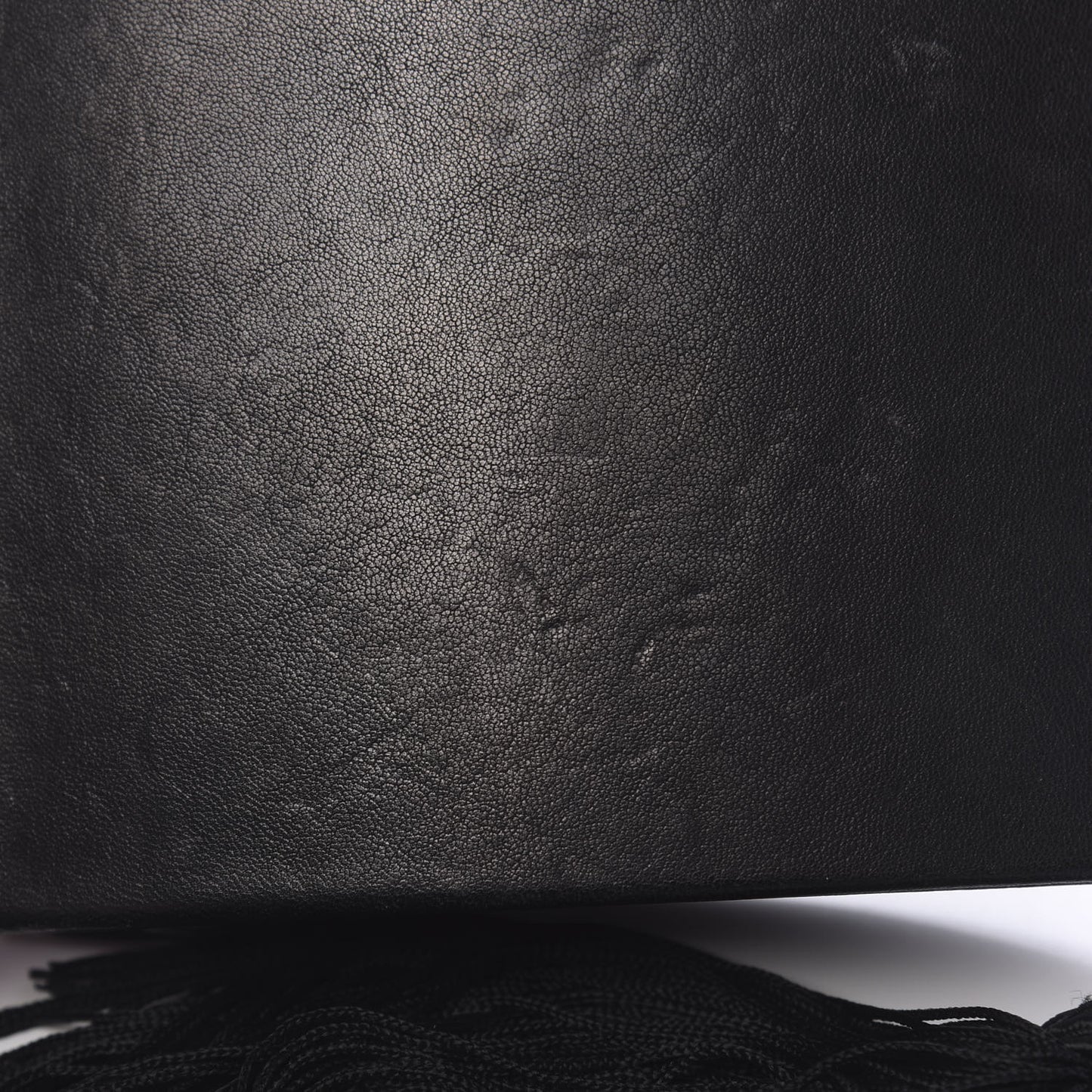 Lambskin Monogram Opyum Tassel Bag Black