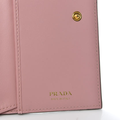 Prada Vitello Daino Continental Wallet Argilla Rosa 7 of 7