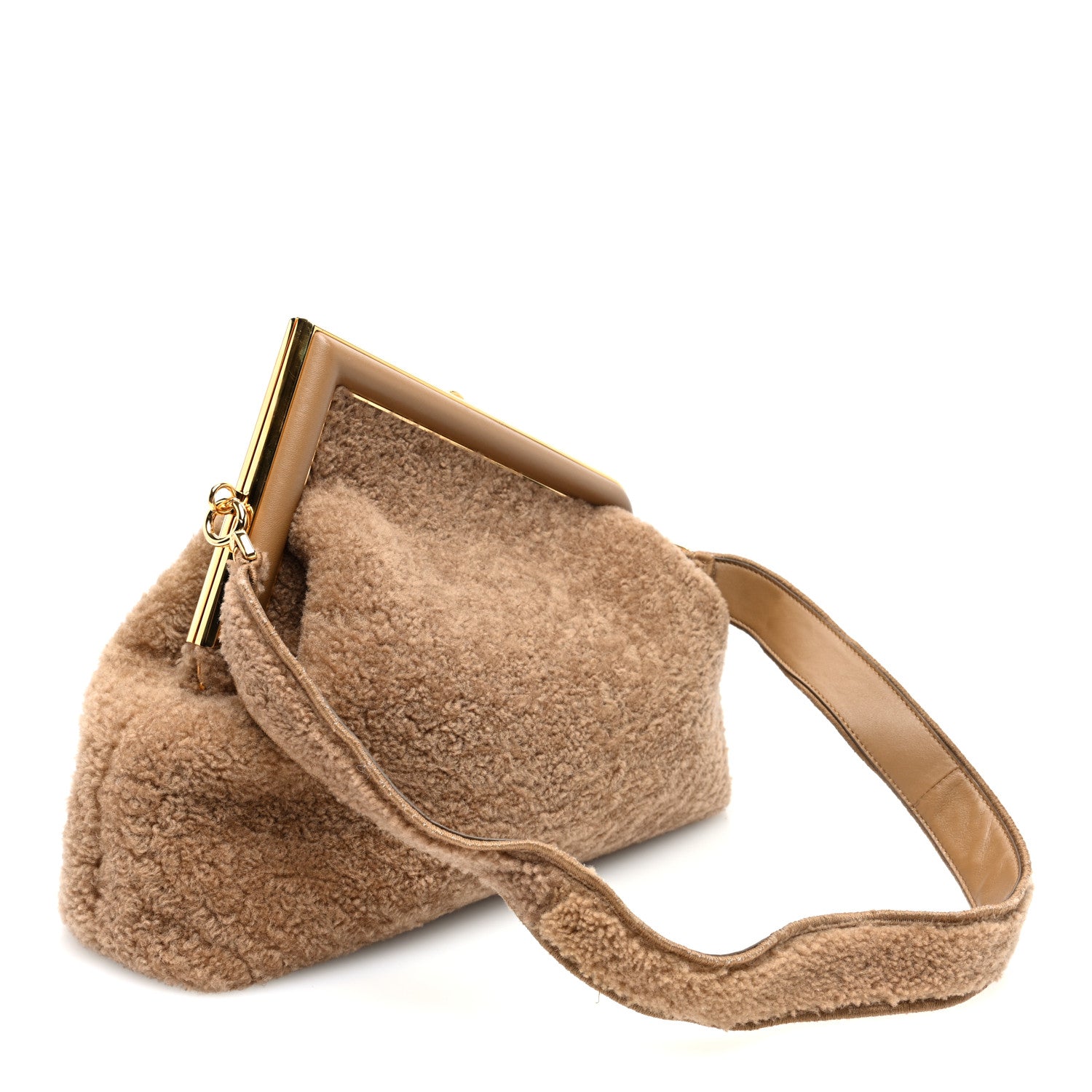 Fendi Shearling Medium Fendi First Camel 3 of 10