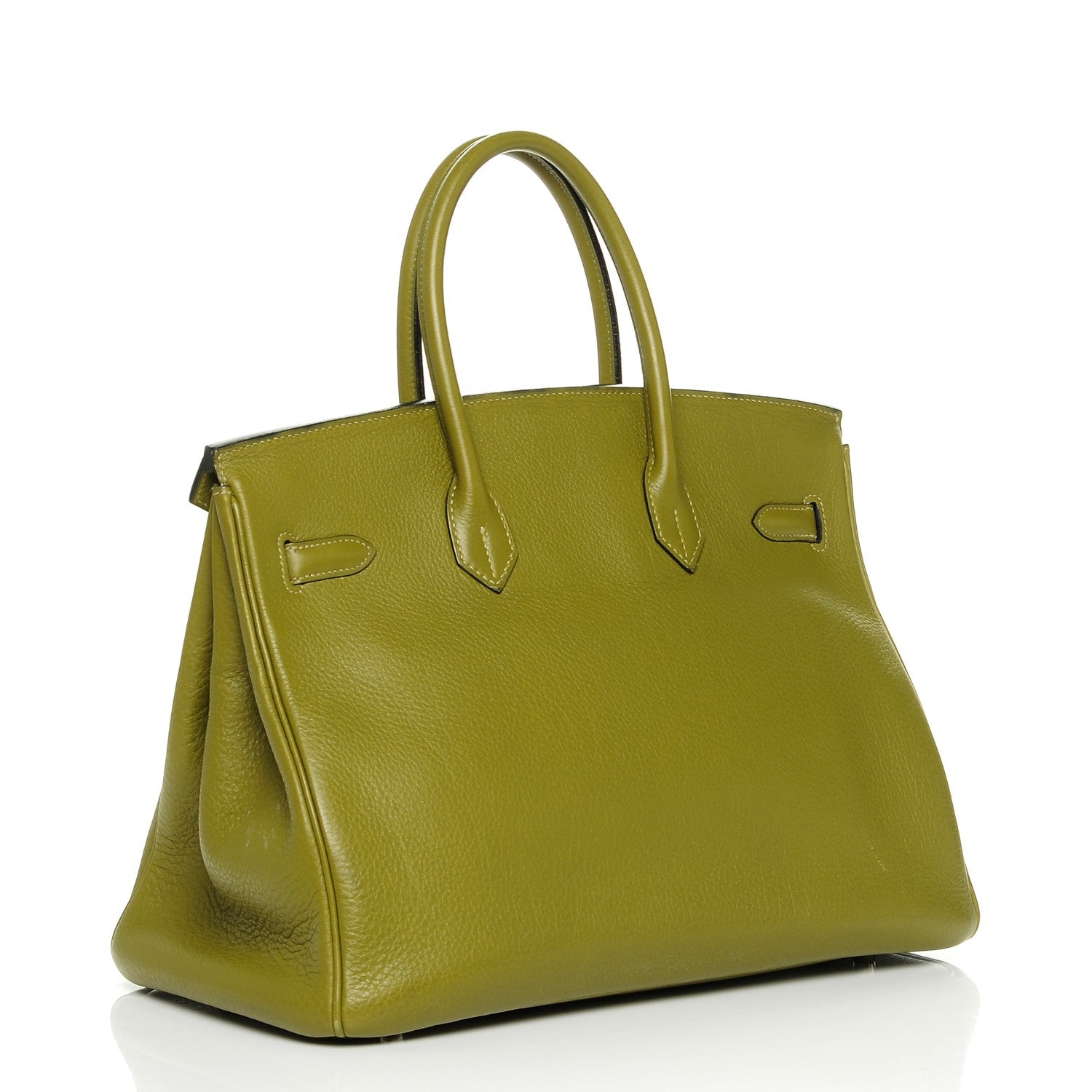 Hermes Taurillon Clemence BIRKIN 35 Vert Chartreuse 3 of 29