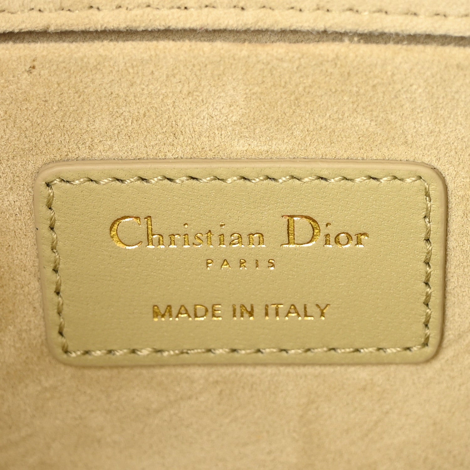 Christian Dior Lambskin Cannage Medium Lady D-Joy Pastel Peyote Green 6 of 10