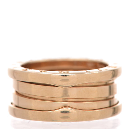 Bulgari 18K Yellow Gold B.Zero1 Three-Band Ring 51 5.75 3 of 5