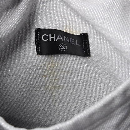 Chanel Terry Cotton CC Beach Tote Towel Set Grey 11 of 11