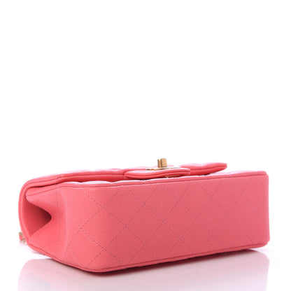 Chanel Caviar Quilted Mini Top Handle Rectangular Flap Pink 3 of 10