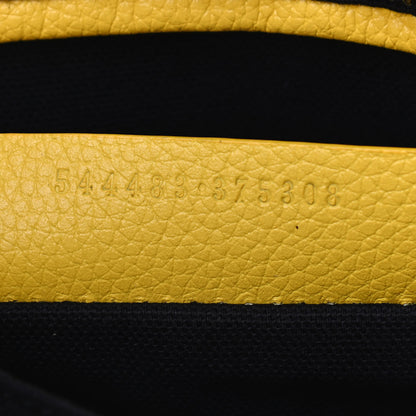 Alexander McQueen Pebbled Calfskin Mini Padlock Tote Yellow 7 of 13