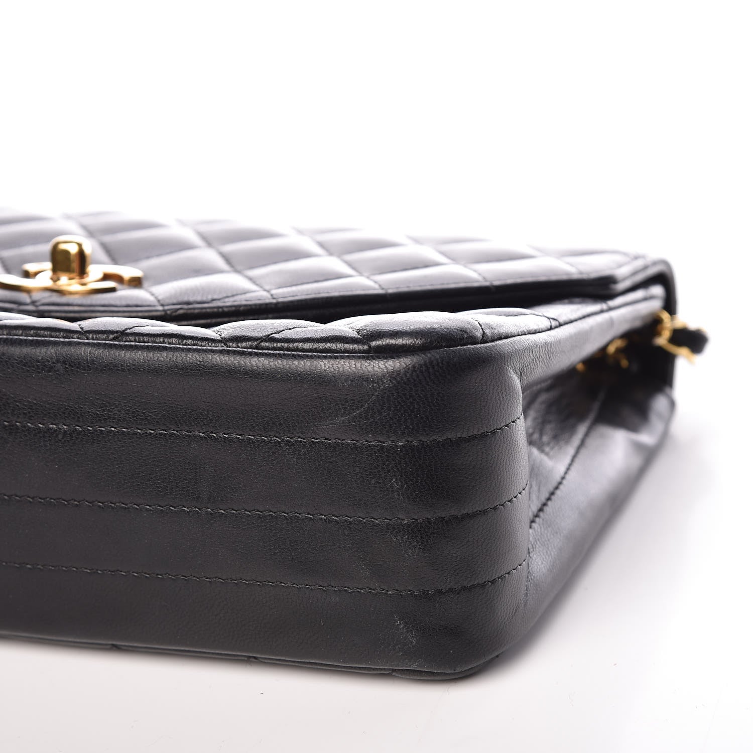 Chanel Lambskin Quilted Small Single Flap Black 6 of 11