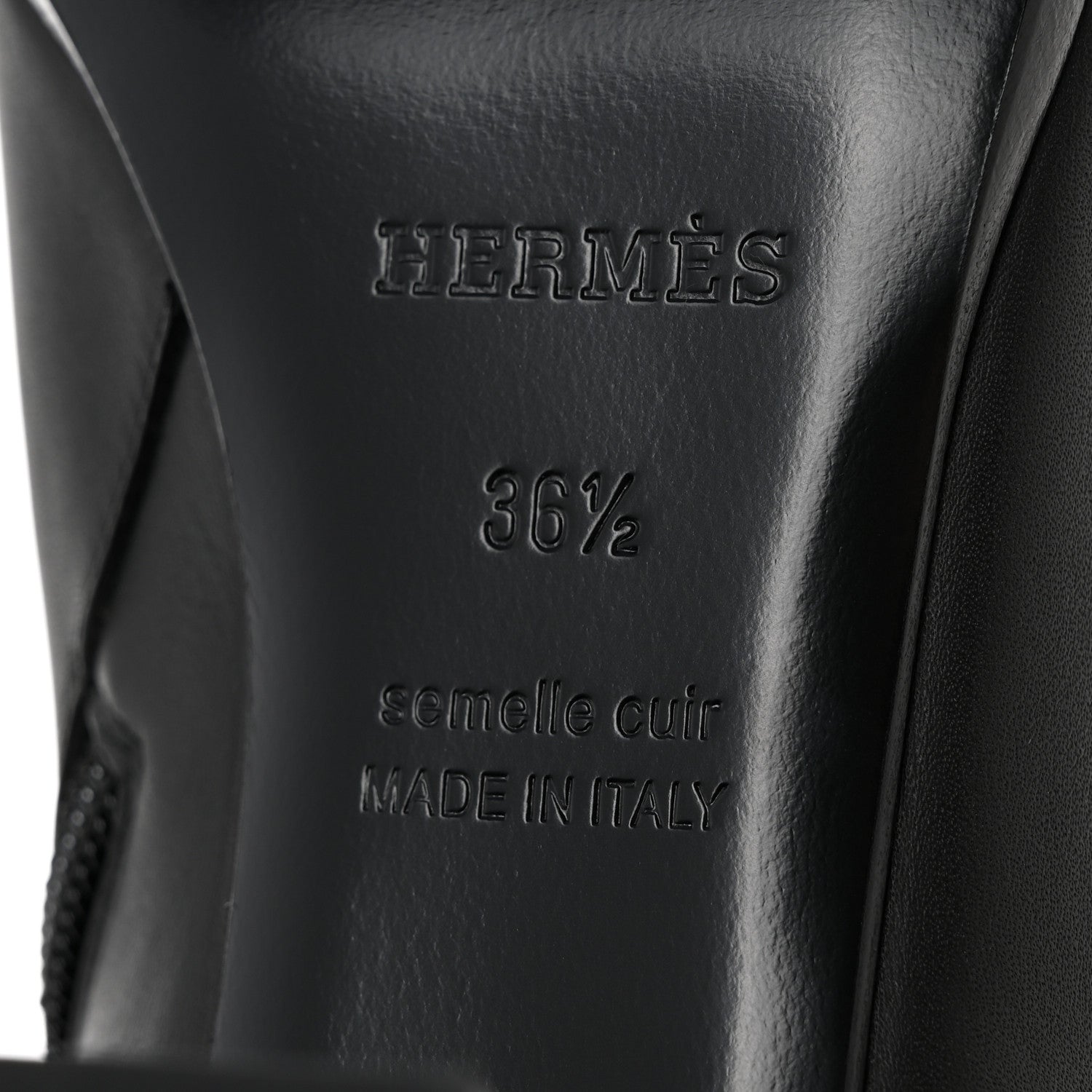 Hermes Calfskin Saint Germain Ankle Boots 36.5 Black 7 of 10