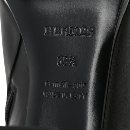 Hermes Calfskin Saint Germain Ankle Boots 36.5 Black 7 of 10