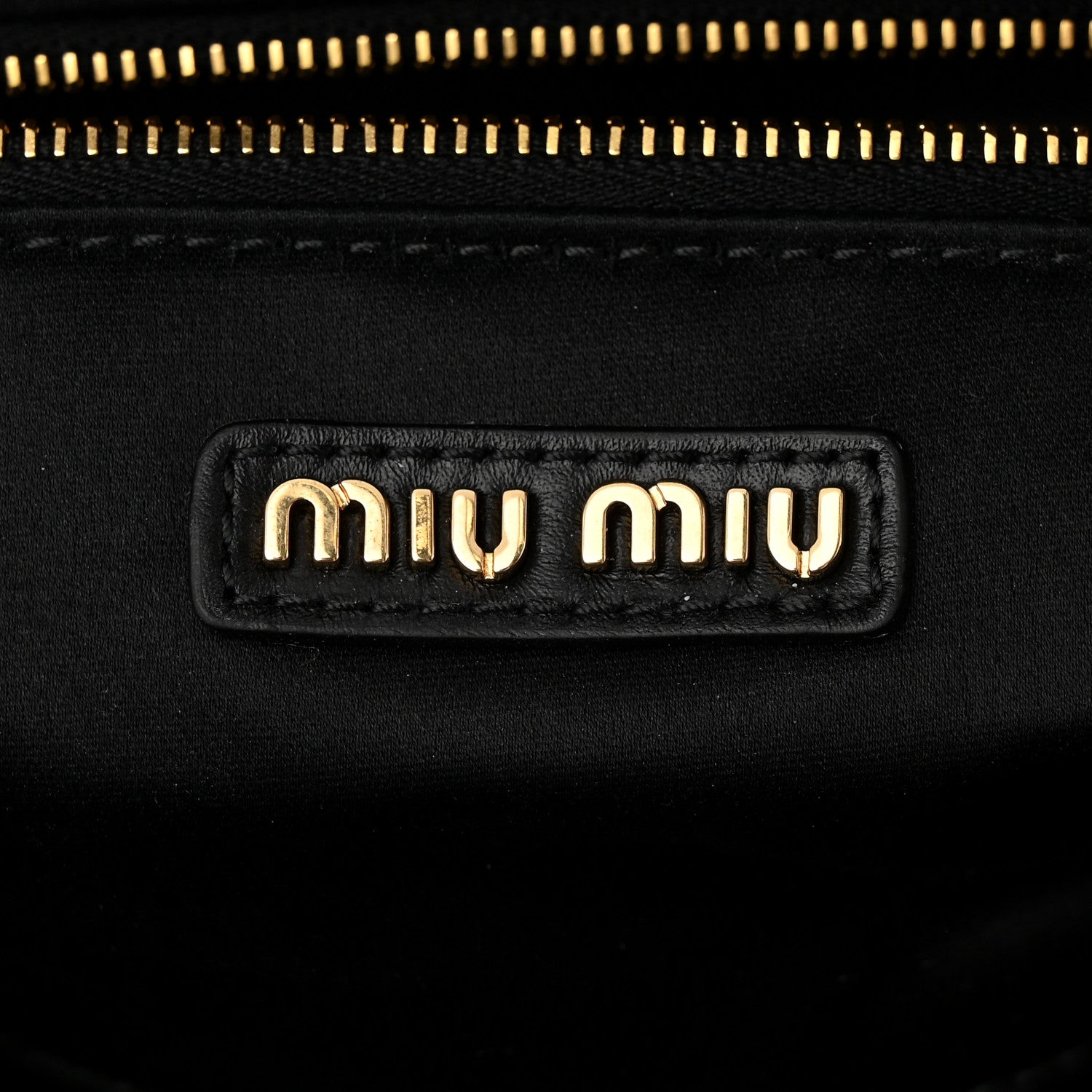 Miu Miu Calfskin Arcadie Top Handle Bag Black 6 of 11