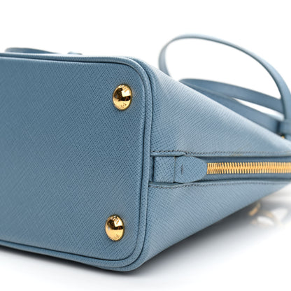 Prada Saffiano Lux Small Promenade Tote Aviazione 9 of 11