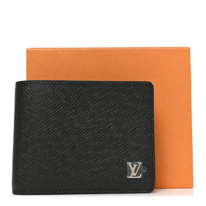 Louis Vuitton Taiga Multiple Wallet Black 7 of 7