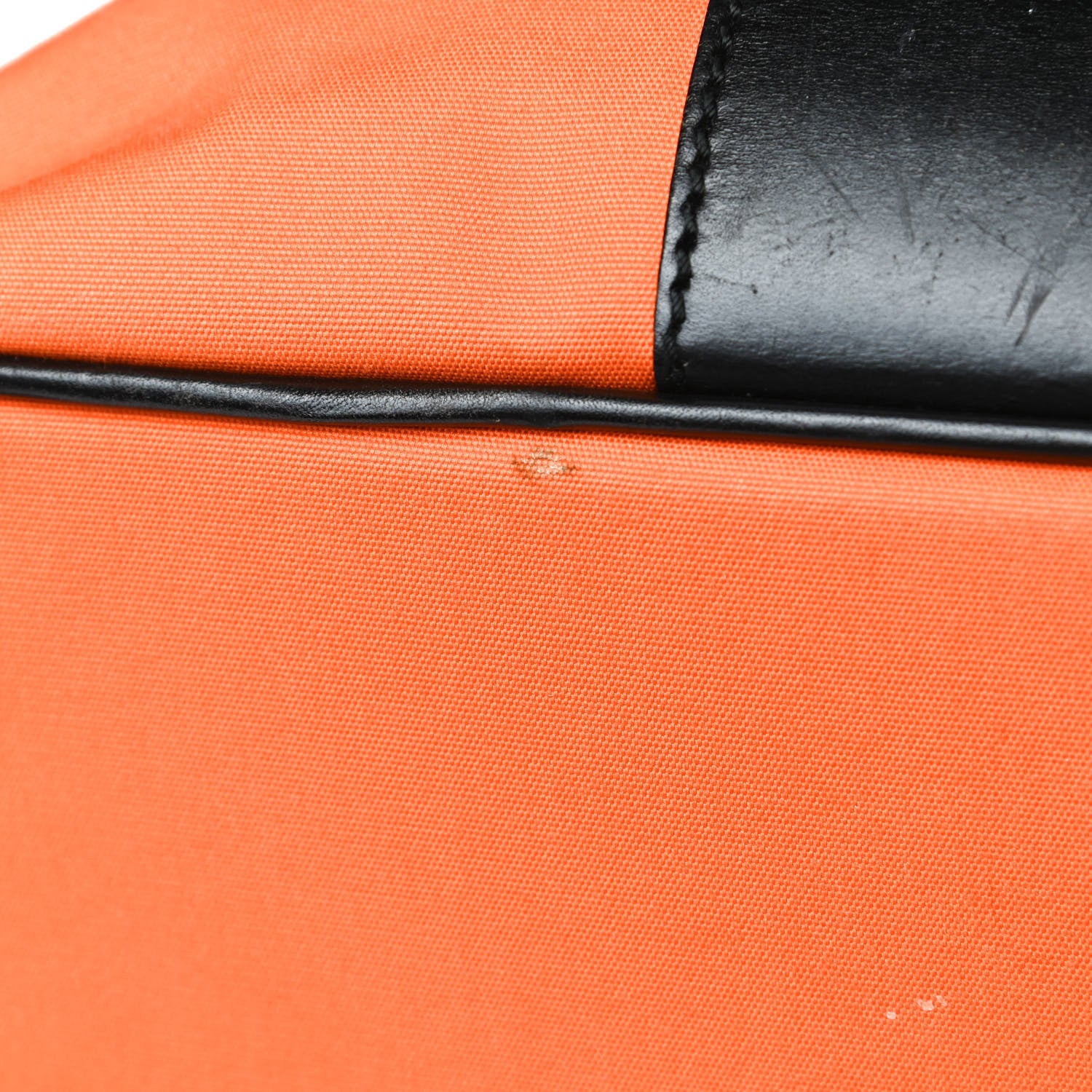 Gucci Nylon Calfskin Duffle Bag Orange 11 of 25