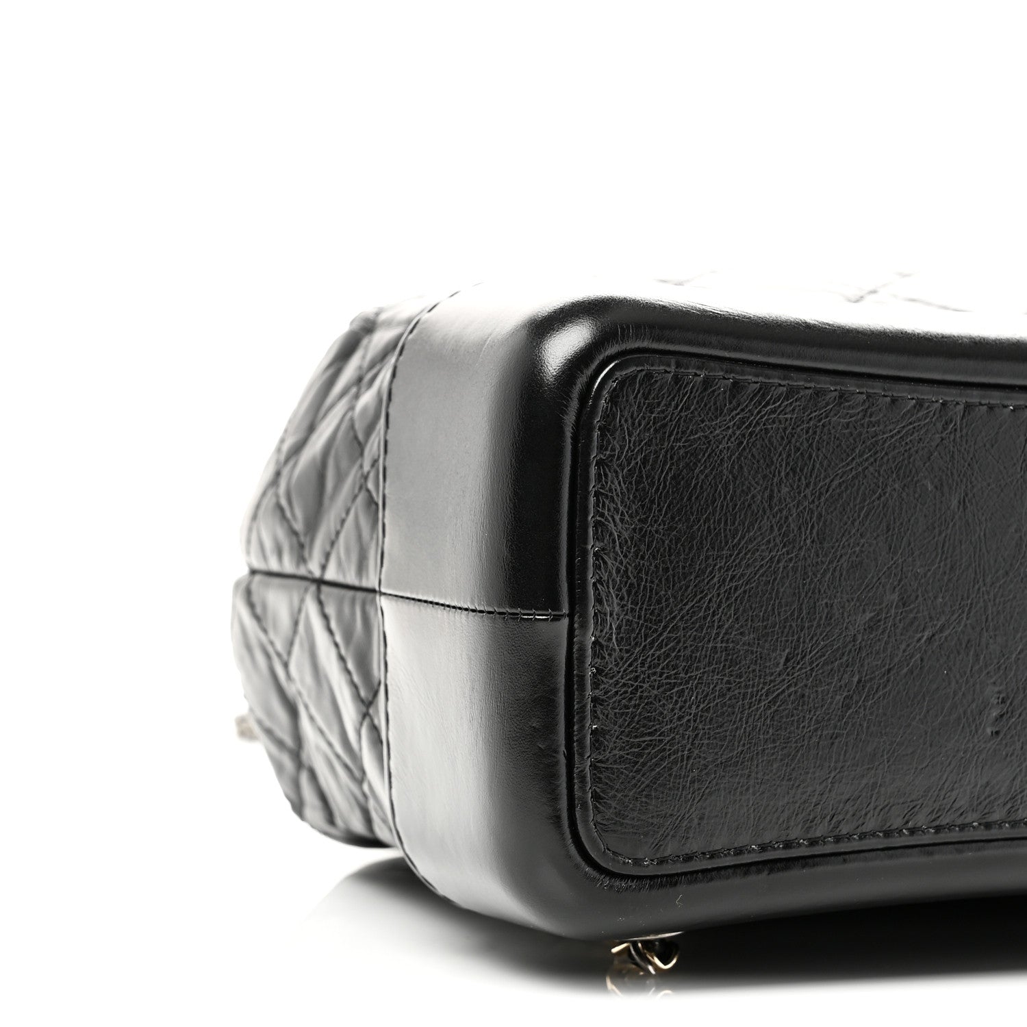 Chanel Aged Calfskin Quilted Small Gabrielle Backpack Black 9 of 10