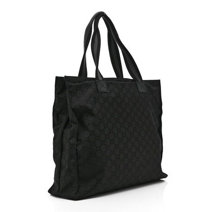 Gucci Nylon Monogram Tote Black 3 of 11