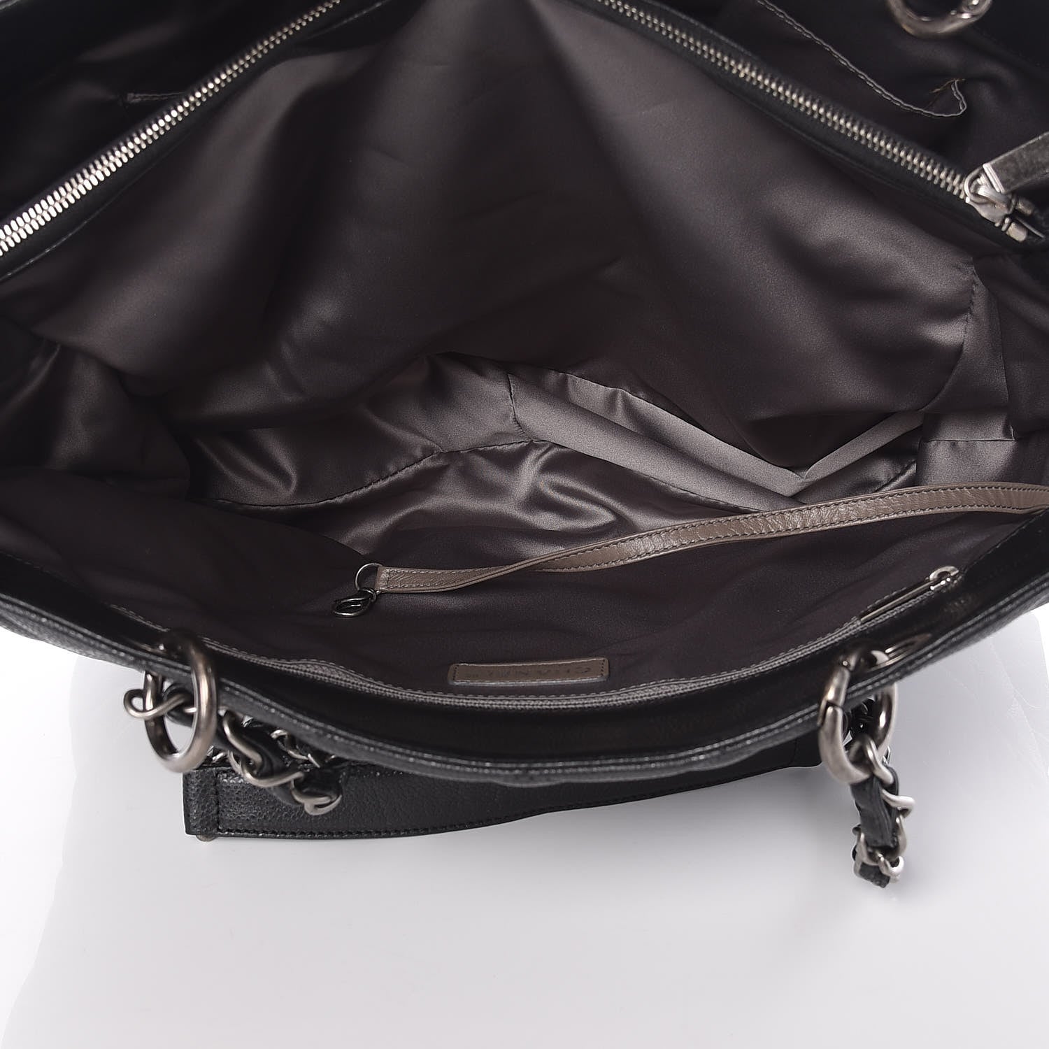 Chanel Caviar Quilted XL Grand Shopping Tote GST Black 6 of 20