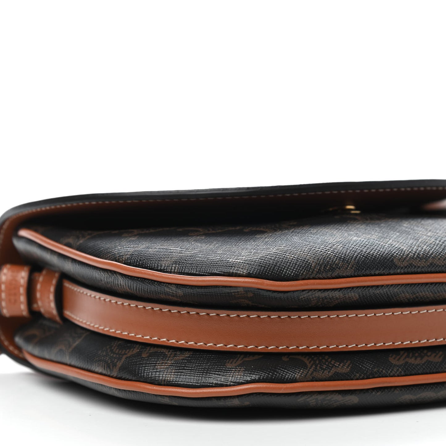 Calfskin Triomphe Besace Tan