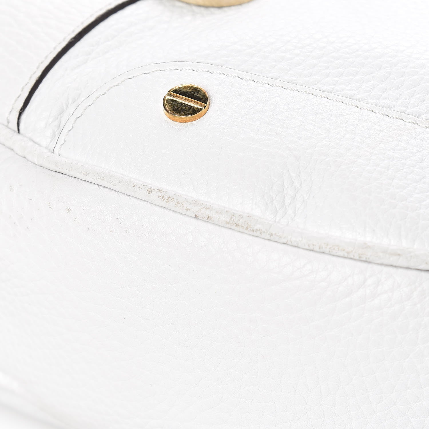 Versace Calfskin Hobo White 13 of 15