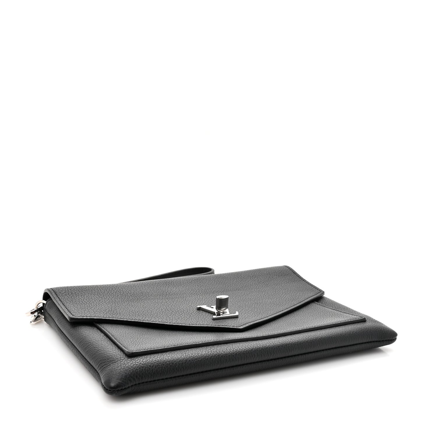 Soft Calfskin My Lockme Chain Pochette Black