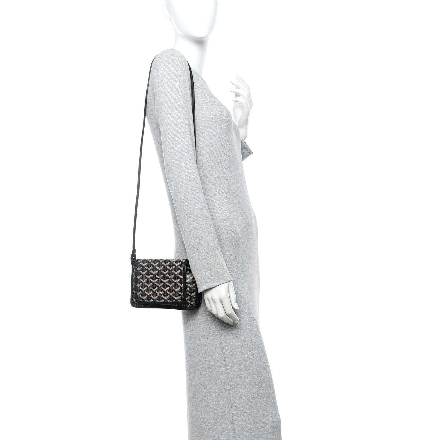 Goyardine Plumet Wallet Clutch Black