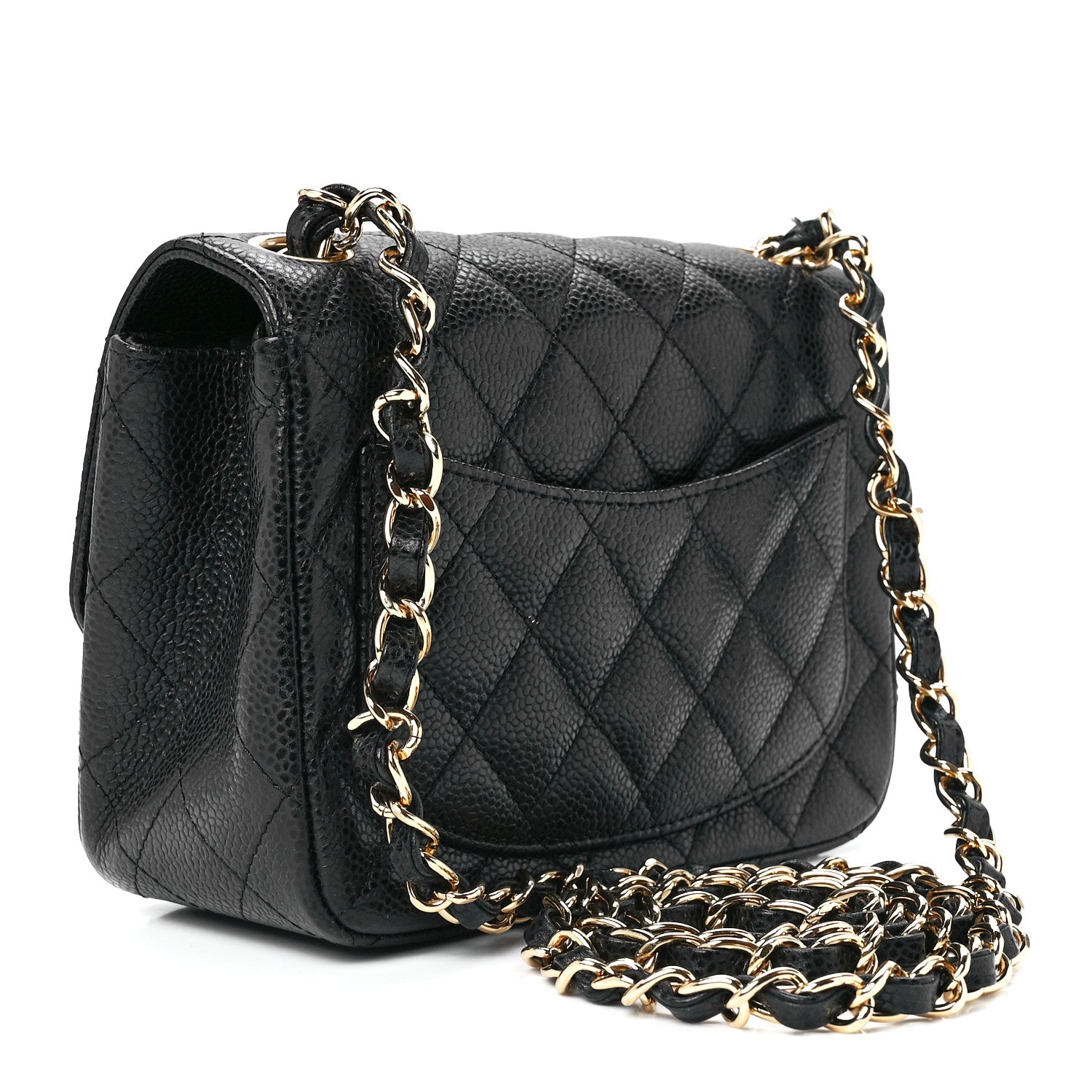 Chanel Caviar Quilted Mini Square Flap Black 3 of 13